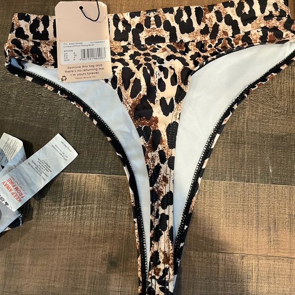 MISSGUIDED Leopard Bikini Set - Picture 5 of 7